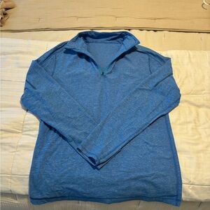 Lululemon men’s blue quarter zip - large